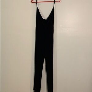 Black Spaghetti Strap Jumpsuit